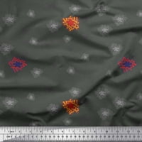 Soimoi svilena tkanina cvjetna umjetnička tkanina za ispis sa dvorištem široko