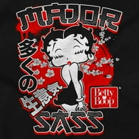 Kanji stil Betty Boop Major Sass ženska majica s dugim rukavima Brisco Brends M