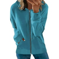 Hoodies za ženske dukseve za žene za žene zimske odjeće prevelizirane BU XL