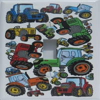 Poljoprivredni traktorske tablice za preklopke obuhvataju jednu preklopku