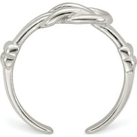 Sterling srebrna ljubavna prstena za prstenje na prste u Indiji QR831