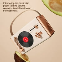 Novo retro Bluetooth stereo prijenosni vanjski kućni stereo klasični prijenosni priključak u disku stereo