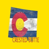 Crested Butte, Kolorado, Rustikalna državna zastava Colorado, Contour