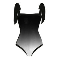 AWDENIO Ljetni tankini kupaći kostimi za žene čišćenje Žene jednodijelni bikini čipkasti gradijentni ispisani kupaći suknji Dvodijelni setovi kupaći kostimi