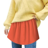 Qazqa Ženska mini suknja Majica Extenders Podesivi slojevi Gornji donji pomak S-5XL Orange XXXL