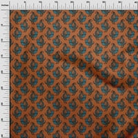 Onuoone Georgette viskoza tkanina od naranče Blok za ptice za šivanje tiskane plovne tkanine sa dvorištem