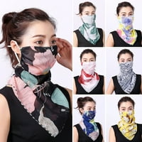 Žene cvjetni print Vjetrootporni anti-UV šal na otvorenom Sportski biciklistički poklopac za lice