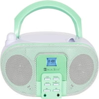 Singingwood GC MacArons serija CD player Boombo sa AM FM stereo Radio Kids CD player LCD displej, prednji AUX-in Port Priključnica za slušalice, podržana AC ili baterija -Pistachio