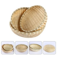 Frcolor bambuo tkana voćna košarica ručno izrađena bambusova košarica za pohranu košara