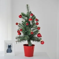Farfi božićna stablo Boja Ball Shaterproof Multi-Styles Electroplating High Gloss mini scena Plastična