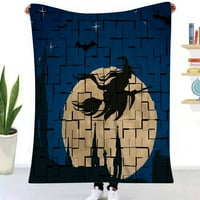 Halloween pokrivač-Halloween jeziva pokrivačica za Halloween Uskrs, 368