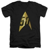 Star Trek - Delta 50. godišnjica - Slim Fit V izrez - Srednja