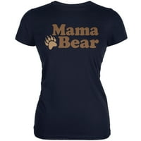 Dan majki - Mama medvjed mornaričke juniorke meka majica - velika
