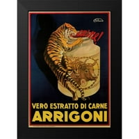 Vintage Apple Collection Crni moderni uokvireni muzej umjetnički print naslovljen - Arrigoni