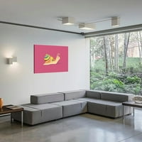 Art Snail Paininig platno Zidno umetničko dekor, horizontalna verzija Moderni kućni zidni dekor