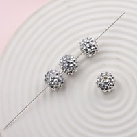 Bango akrilni okrugli čari, sjajni šarene akrilne perle Privjesci čari za DIY minđuše Ogrlice sa lancem