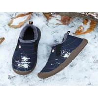 Lacyhop Ženske čizme Vodootporne toplo čizme klizne na gležnju za čizmu hladnim vremenom Anti sudar casual udobne cipele lagane plišane obložene zimske cipele plave 6
