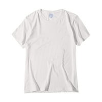 Ženske vrhove Crew Crw Card bluza Ležerne prilike Modne majice kratkih rukava bijela 3xl