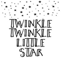 Twinkle Twinkle Little Star Poster Print od Leah Straatsma