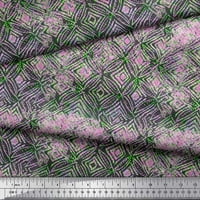 Soimoi Rayon krivulja tkanina dijamant geometrijska tiskana tkanina od dvorišta široka