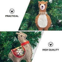 Postavite božićne ukrase Kreativni privjesci Alpaca