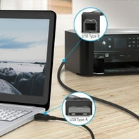 Boo kompatibilan 6ft USB kabelski kabel za zamjenu kabela za iogear guh USB Firewire Combo Hub