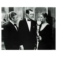 Hollywood Photo Archive crni moderni uokvireni muzej umjetnički print pod nazivom - Cary Grant, Claude kiša i Ingrid Bergman - zloglasni