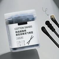 Bo pamučna swab dvostruka glava, čistač za čišćenje uši za čišćenje u ekipu Swab Eyelash Cotton Bud