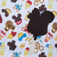 Disney Parks Mickey i prijatelji Ikone hrane Pregača za odrasle nove s oznakama