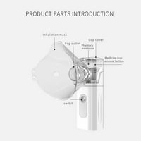 Prijenosna vodootporna tišina mini ručna inhalator Humidifier inhaler atomizer