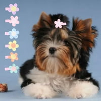Petna odjeća za kućne ljubimce, Flower Flowerpin Flower Flower PET pribor za kosu za kunić za pse, kućni
