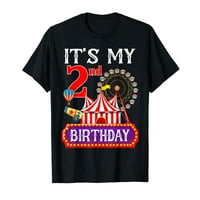 To je moj drugi rođendanska ringmaster cirkuska tema karnevalska majica