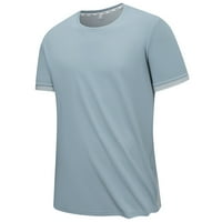 Košulje za muškarce Ljeto Poliester Pily Eye kratki rukav panel SOLID Sports Prozračna znoj znoja Majica