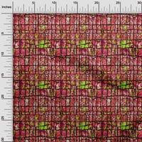 Onuone pamučni dres crvene tkanine apstraktori quilting zalihe Ispisuje šivanje tkanine sa dvorištem