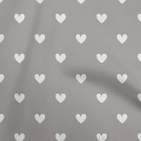 Onuone poliester Lycra svijetlo sive tkanine srca šivaći materijal za ispis tkanine sa dvorištem širom