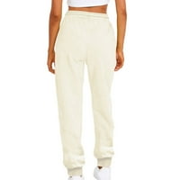 Honeeladyy linen hlače za žene ljeto, ženske ležerne pantalone visokog struka sa više džepova dugačke