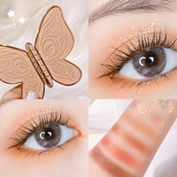 Boje leptir paleta sjenila paleta Shiny Glitter Matte Eye Shadow za žene za žene djevojke kozmetički