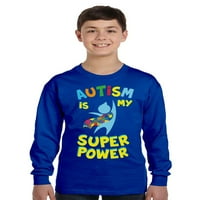 Autizam je moja super moćna majica za mlade šareno print xs s l XL AUTIZAM Ovjesnost Grafički čaj za
