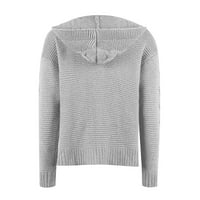 Ženski džemperi Dugi rukav pulover Muške dame Ležerne prilike Casual Fashion Debela puna boja Klintni