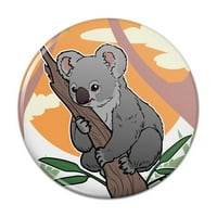 Koala se odmara na pin gumb eukalyptus stablo