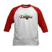 Cafepress - Teksas Kids Baseball Jersey - Dječji pamučni bejzbol dres, majica za rukave
