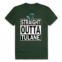 Tulane University Green Wave Raight Outta Tee majica - Šumski zeleni, srednji