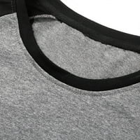 Viadha Pulover za muškarce Ležerne prilike modne V-izrez dugih rukava pulover prozračne majice