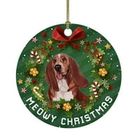 Kuluzego Božić smiješan ukras Božićni pas uzorak privjesak božićno stablo Ornamentantsbig