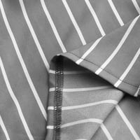 Ženski klirens Stripe Džep za ispis visokih struka Lako elastične ležerne kratke hlače Greve m