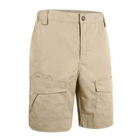 Teretne kratke hlače za muškarce prevelike fit čvrste tastere sa čvrstim zatvaračem s elastičnim strukom