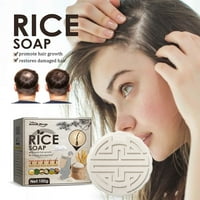 Šampon za gubitak protiv kose bar riže vode prirodni hidratantni šampon sapun