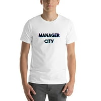 Tri boja menadžer grad kratkih rukava pamučna majica od nedefiniranih poklona