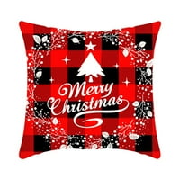 GiyBlacko božićni jastuk pokriva božićni jastuk dom namještaj kratki plišani posteljina odmora za kušanje