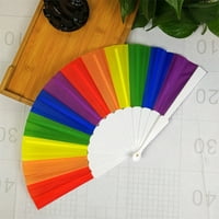 Ventilatori Rainbow ručna preklopna ventilator za ples ventilatora za dekoraciju tematskih zabava za